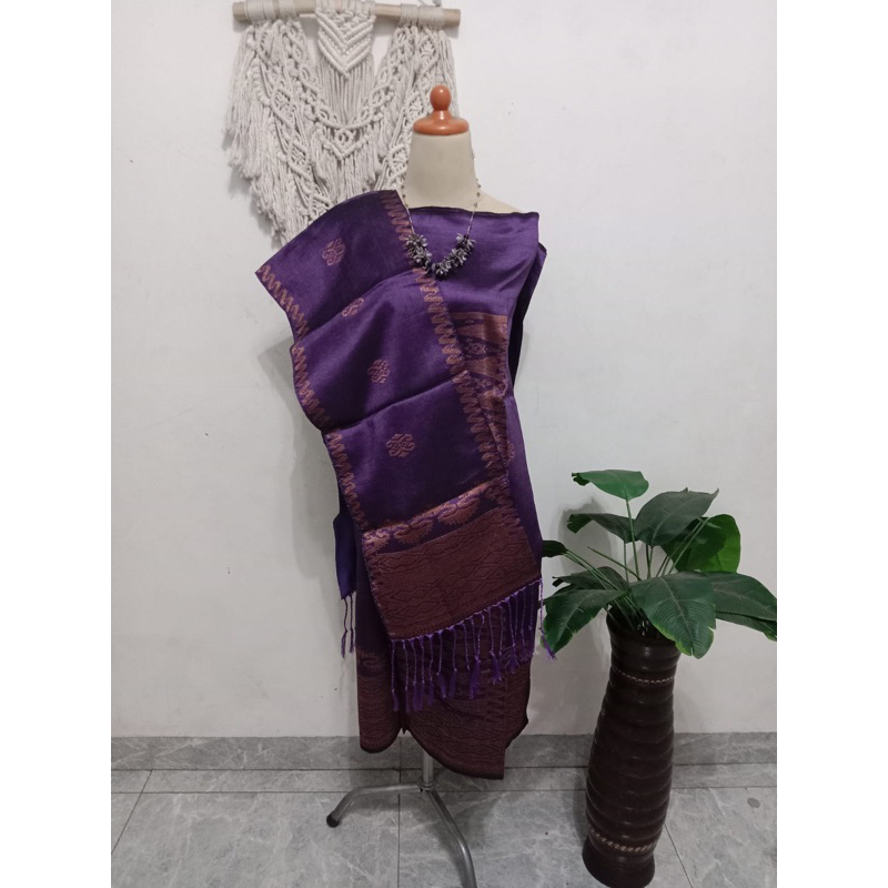 Songket silungkang ungu tembaga