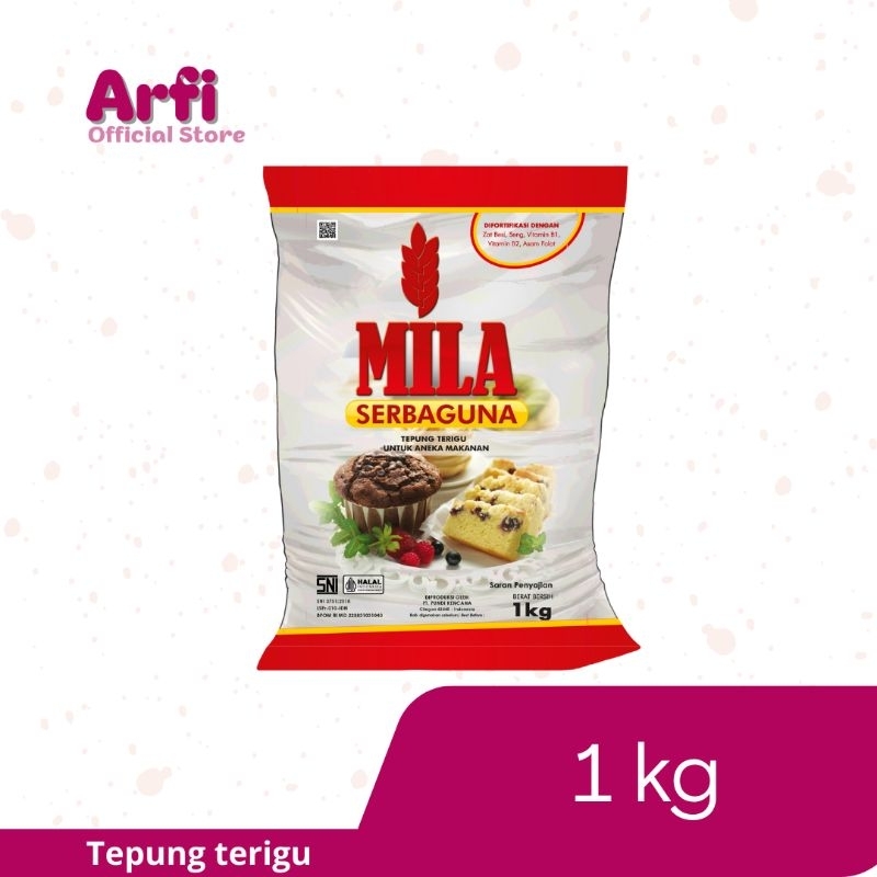 

Mila tepung terigu serbaguna 1 kg protein sedang