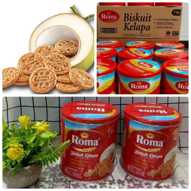 

Roma biskuit kelapa kaleng