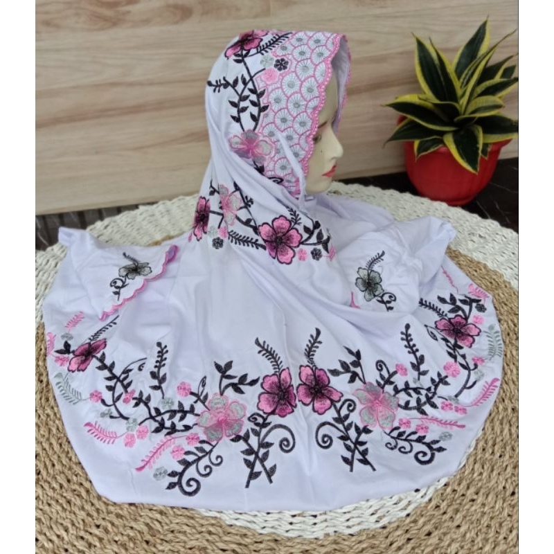 Mukena santri lajuran murah