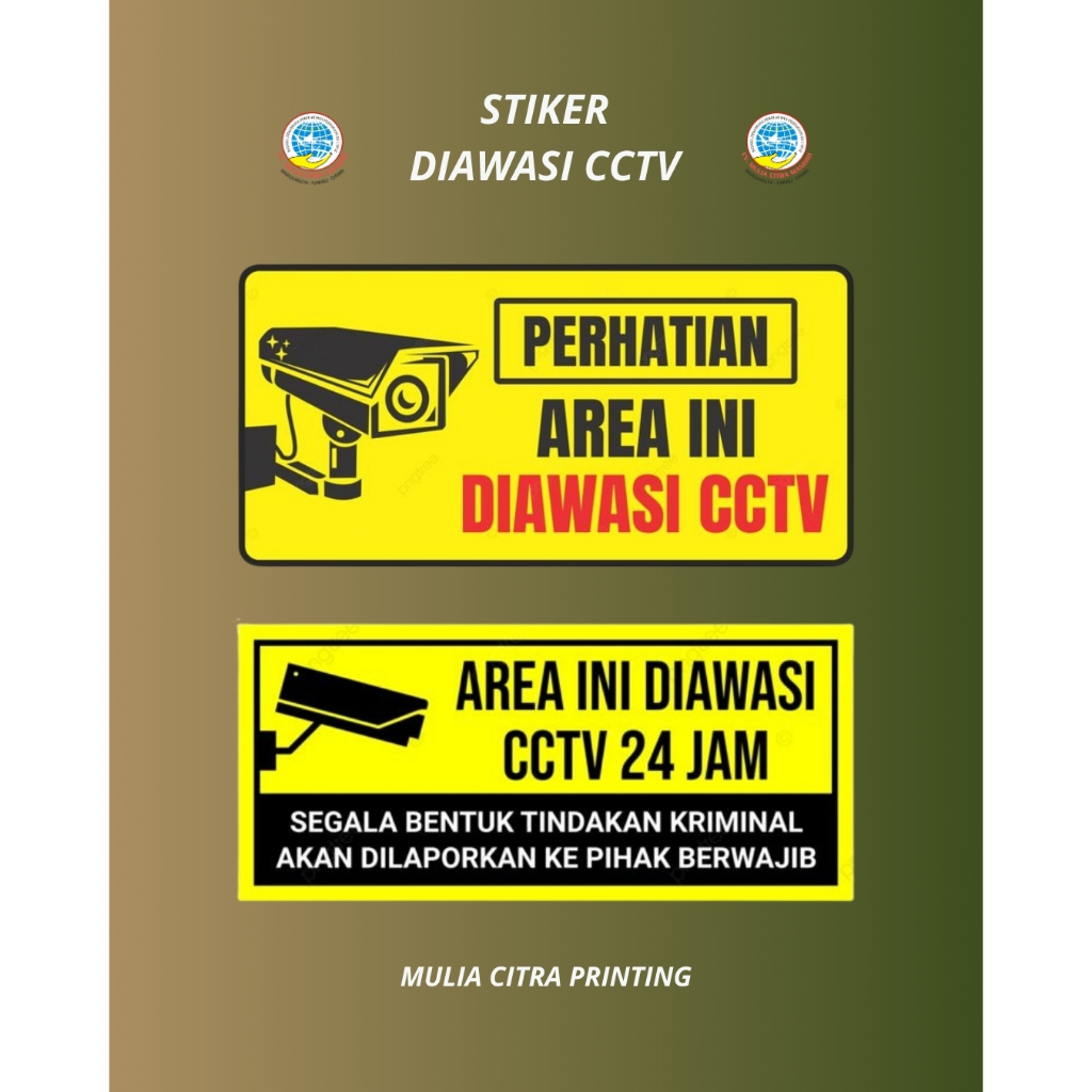 

CETAK STIKER PERINGATAN AREA INI DIAWASI CCTV