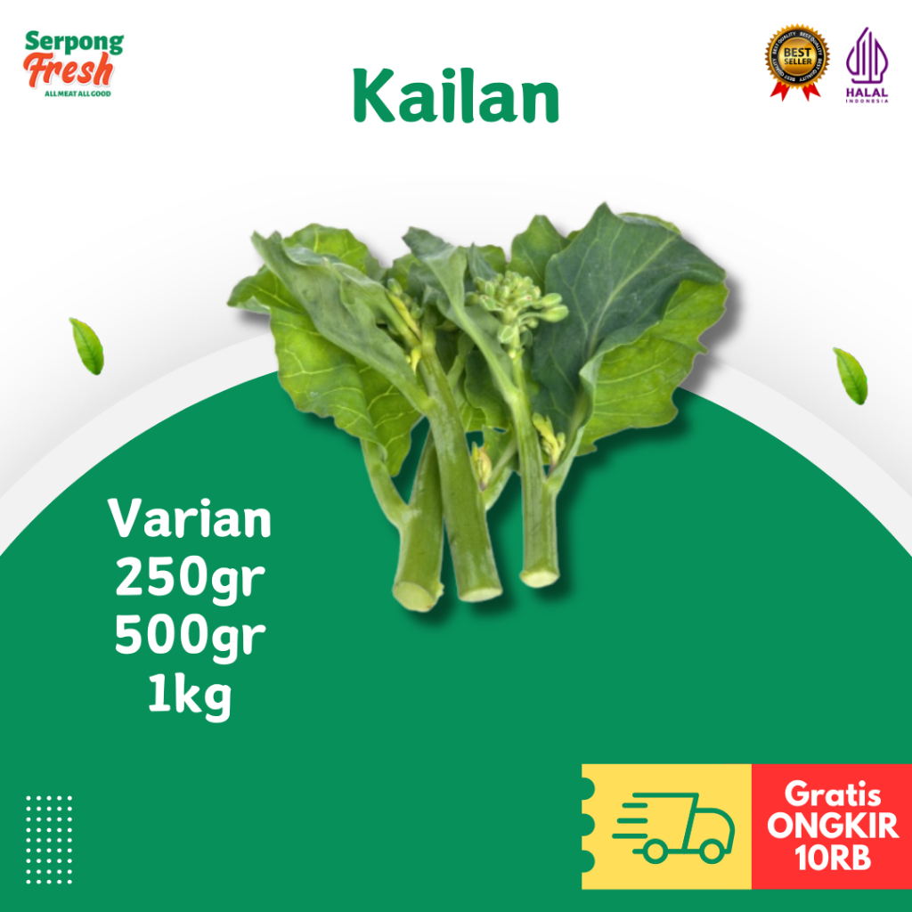 

Kailan Hijau FRESH 250gr 500gr 1kg Sayuran Segar