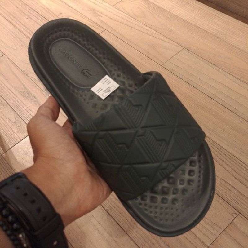 SANDAL SLIDE LACOSTE ORIGINAL HIJAU