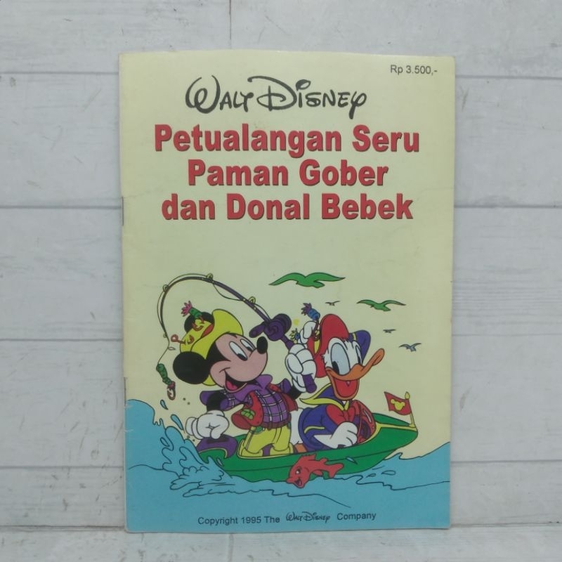 Petualangan Seru Paman Gober Dan Donal Bebek Walt Disney komik
