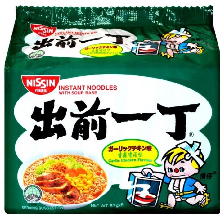 

Nissin Instant Noodle Garlic Chicken
