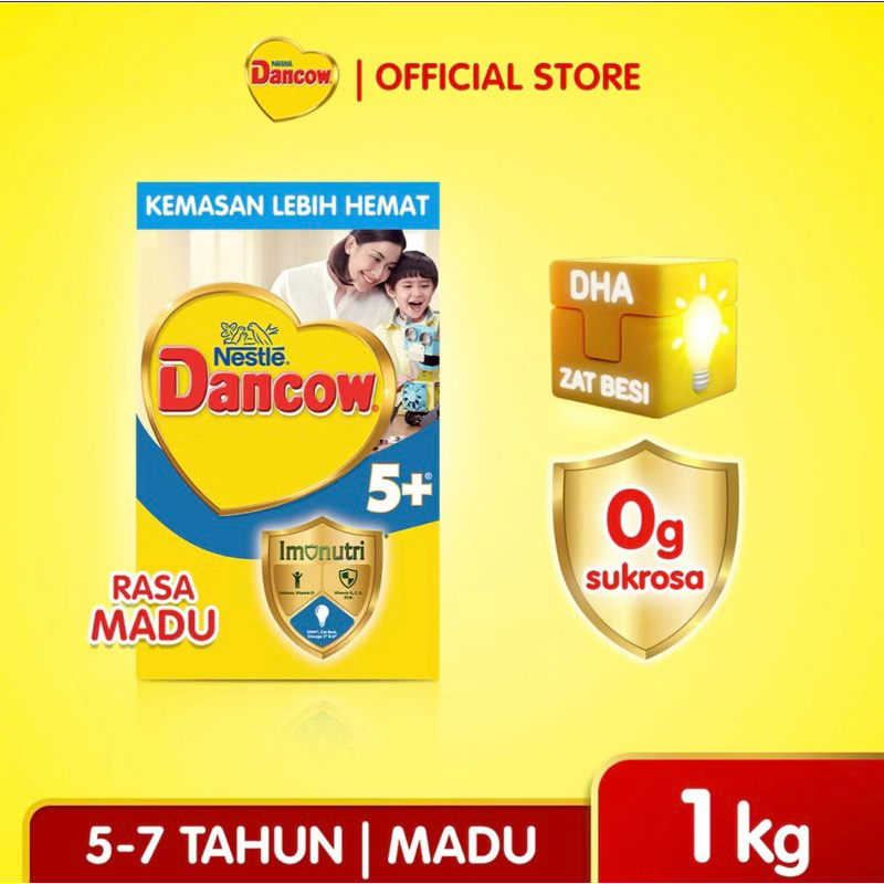 

SUSU FORMULA - DANCOW 5+ MADU 1kg