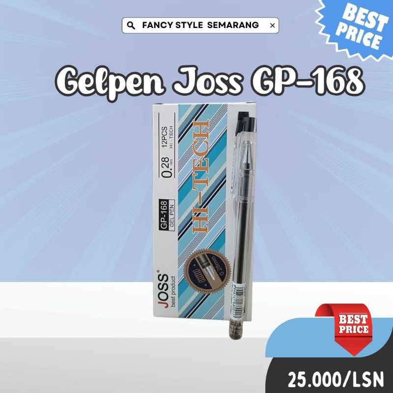 

GEL PEN JOSS HITAM/BIRU