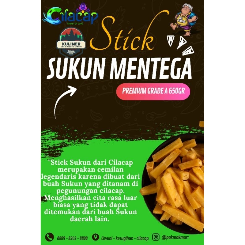 

stick sukun mentega cilacap premium grade a
