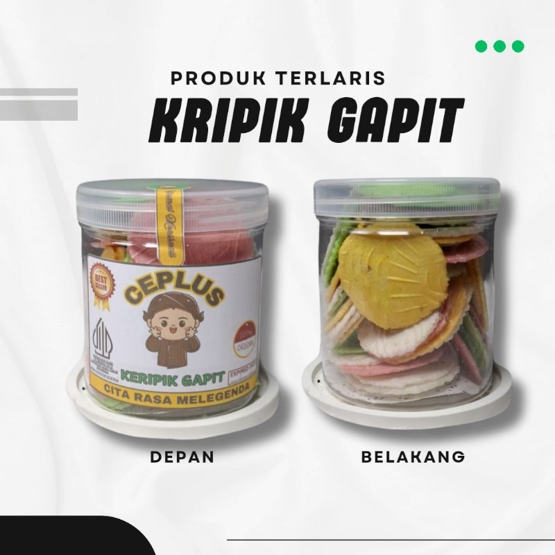 

Jepit Opak Gapit koin Gurih Renyah Traditional Snack