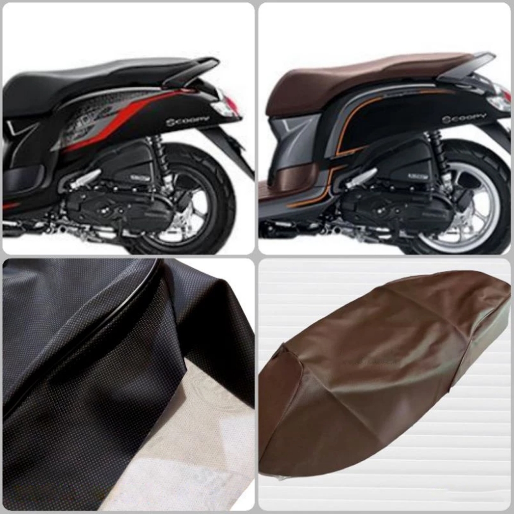 KULIT JOK MOTOR HONDA SCOOPY SARUNG JOK MOTOR HONDA SCOOPY COVER JOK MOTOR SCOOPY