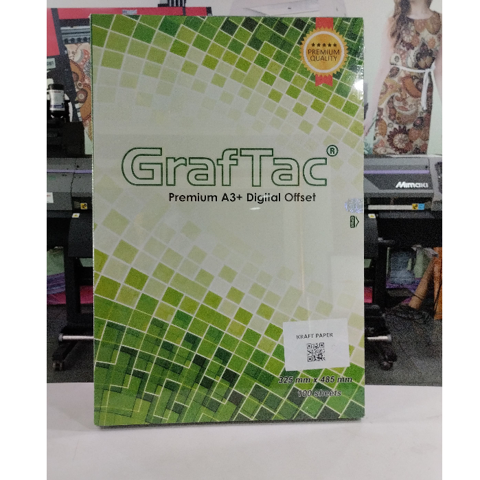 

Stiker Graftac A3+ Kraft Paper Coklat Terang