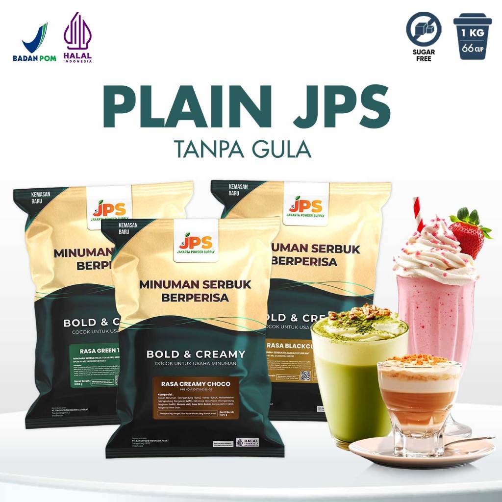 

Bubuk Minuman Kekinian Rasa Premium Powder Drink JPS 1Kg Serbuk Minuman Terbaik