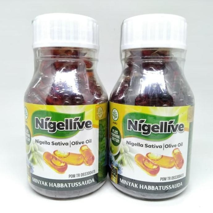 nigellive minyak habbatussauda nigellive 200 Kapsul