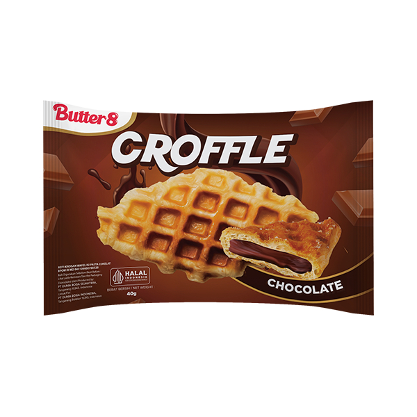 

[Butter8] Croffle Chocolate Ready to Eat Snack 40 Gr