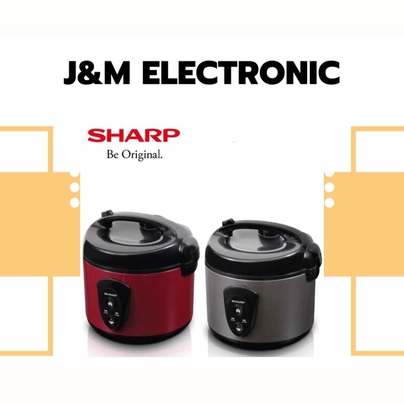 HR14 Sharp Magic Com Rice Cooker Sharp 1.8 Liter Sharp Original Magic Com Sharp Red And