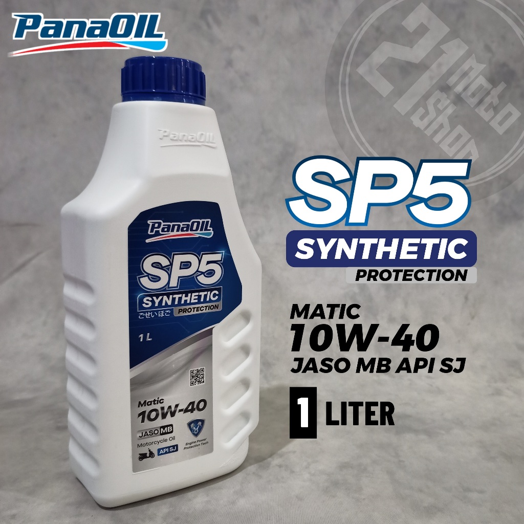 PanaOil SP5 Synthetic Protection 10W40 Oli Motor Matic PanaOil SP5 10W40 1L