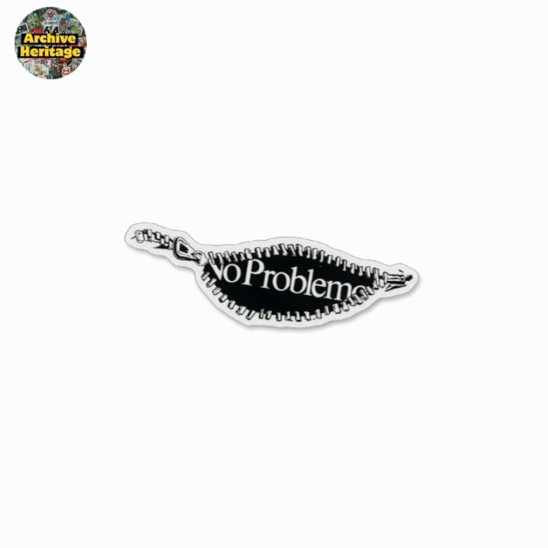sticker Aries Arise No Problemo zipper stiker