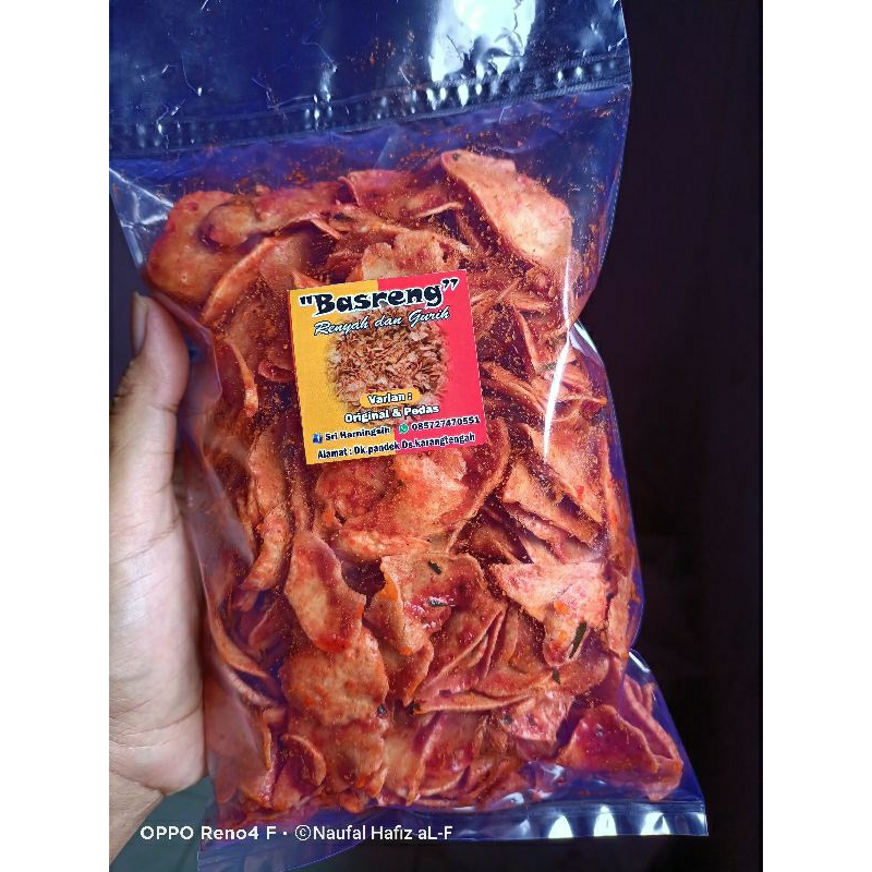 

BASRENG TIPIS RENYAH PEDAS DAUN JERUK KEMASAN 250g
