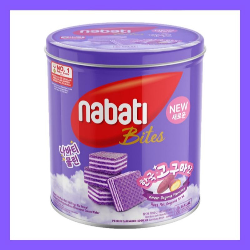 

Nabati Wafer Korean Goguma Kaleng 287 g