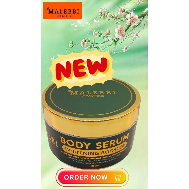 Handbody Malebbi / Body Serum Whitening Booster Bpom 100%