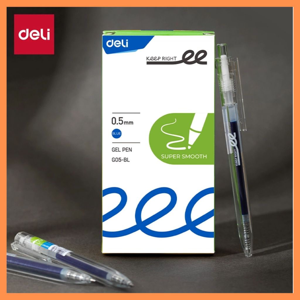 

Deli Pena Gel Pen EG05-BL Biru