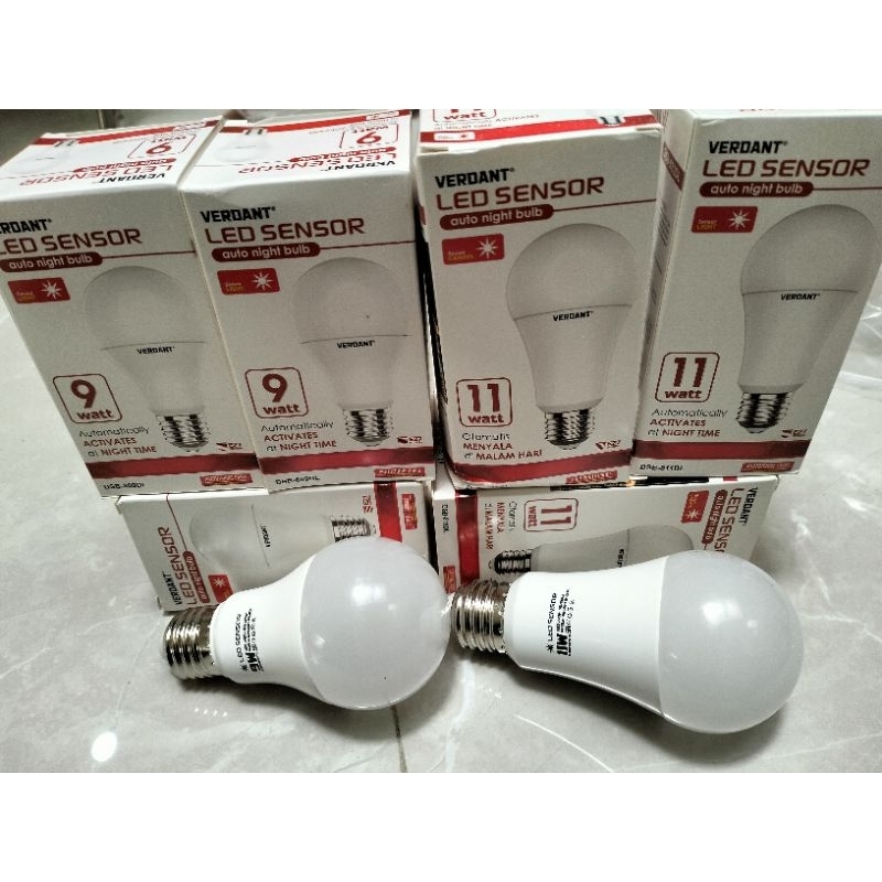 led Lampu sensor verdant 9w dan 11w DSB-811L