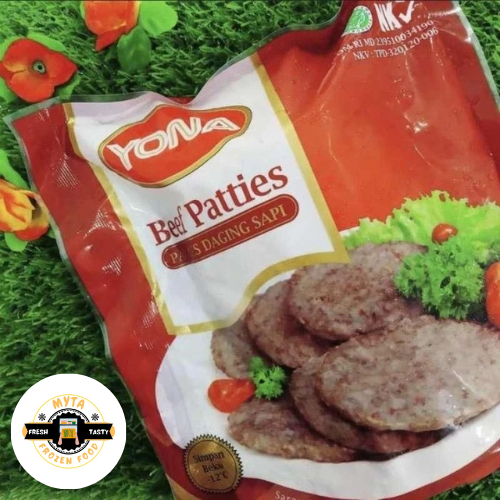 

YONA BEEF PATTIES Isi 10 500gr (Daging untuk Isi Burger)