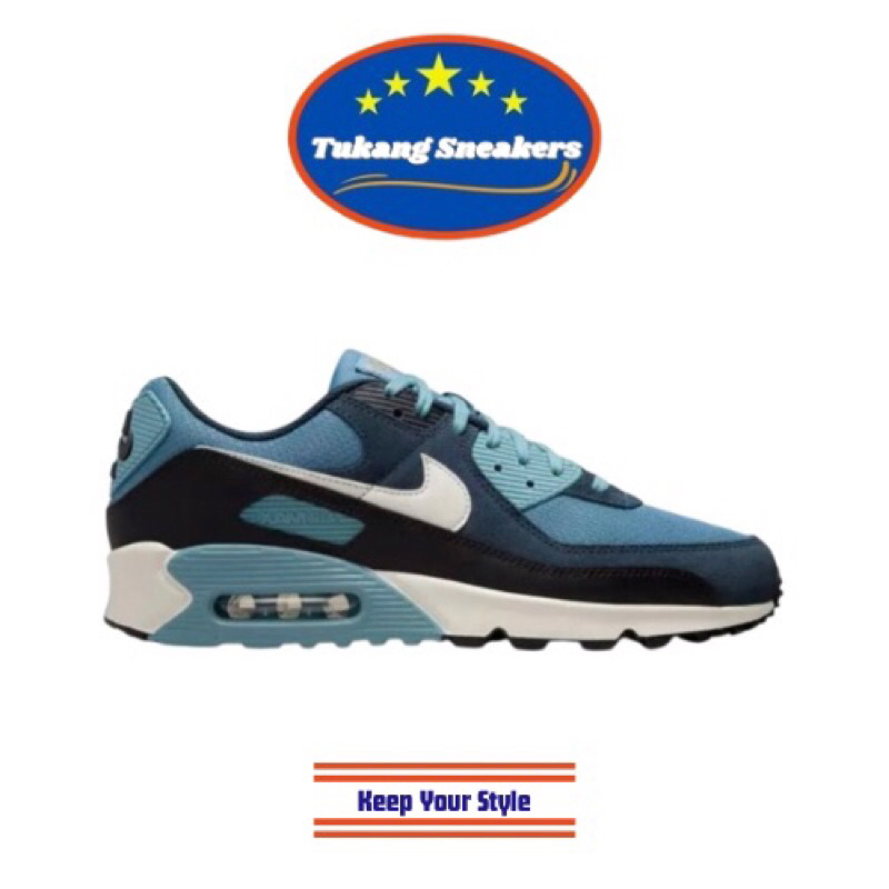 Sepatu Sneakers Pria Nike Air Max 90 Blue FZ9895-400