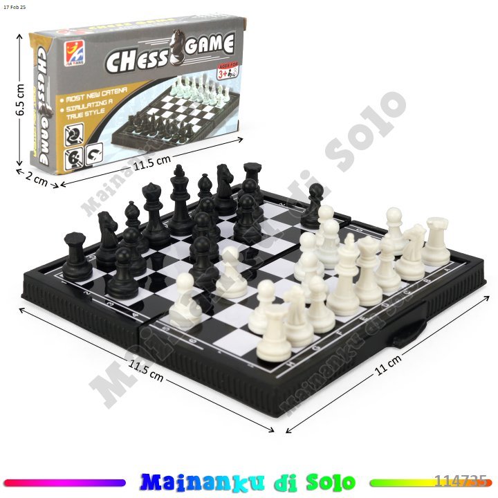 [Mainanku] Papan Catur Magnet Plastik Chess Game Mainan Anak