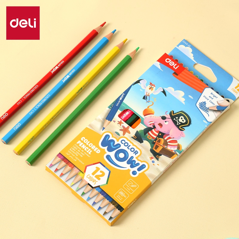 

PENSIL WARNA ISI 12 / DELI COLORED PENCIL 12C EC138