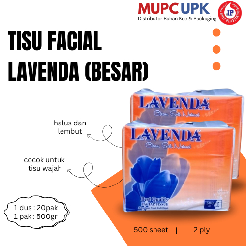 Tisu Facial Lavenda (Besar) / Tisu Wajah / Tissu / Tissue Facial