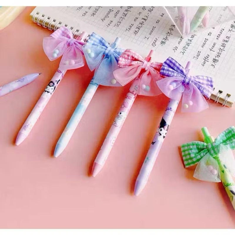 

(PSC) pulpen Sanrio karacter Murah Kuromi My melodi Cinamorol Pompompurin Pochacho Hellokitty 0,5mm