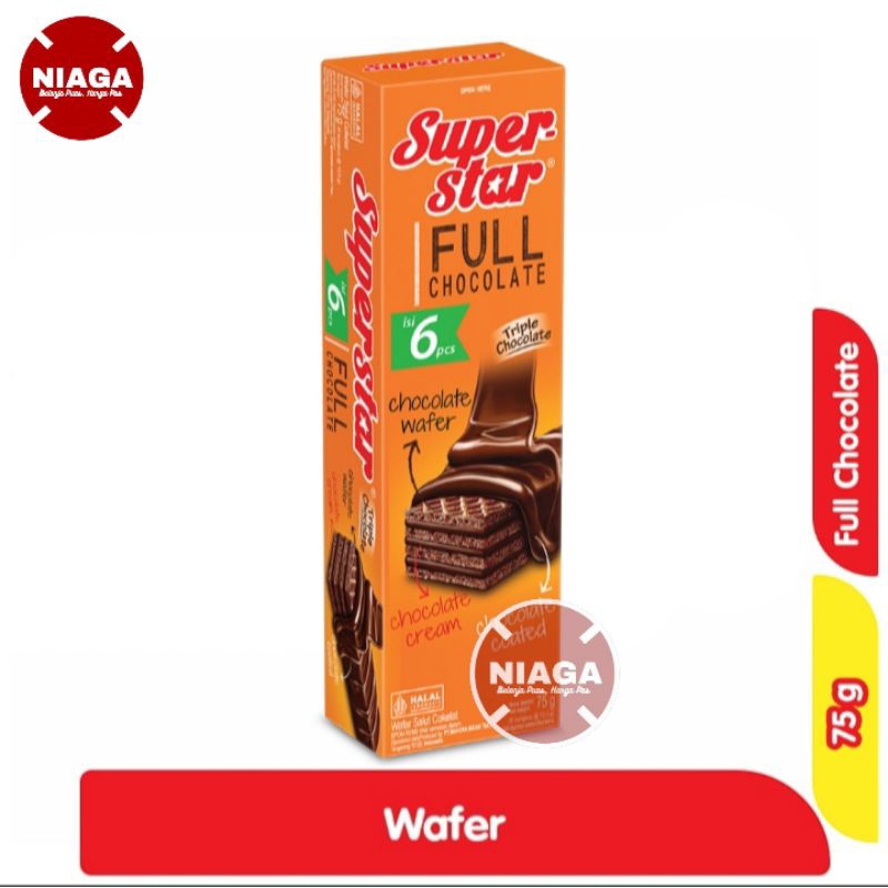 

Superstar Wafer Full Cokelat 75 g