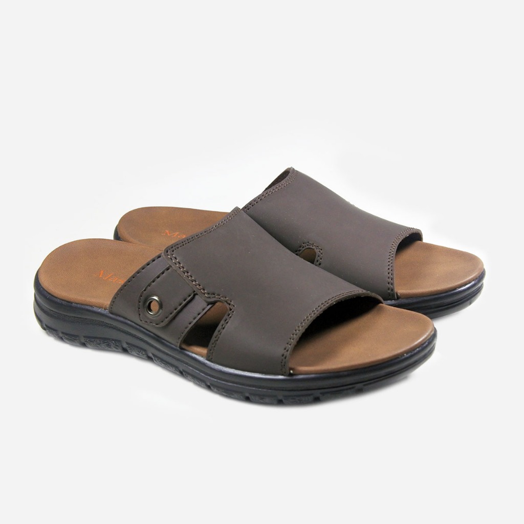 Mascotte LIRGI Sandal Pria 985.068 [Cokelat]
