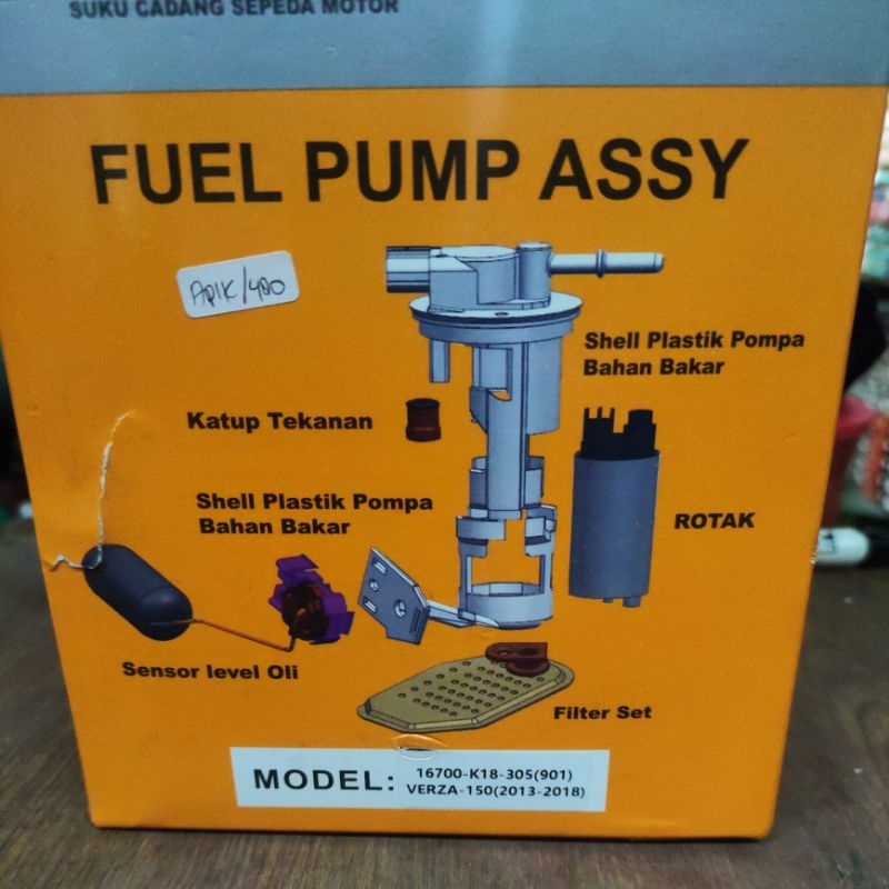 fuelpump assy Verza 150 2013 16700k18305 RTC