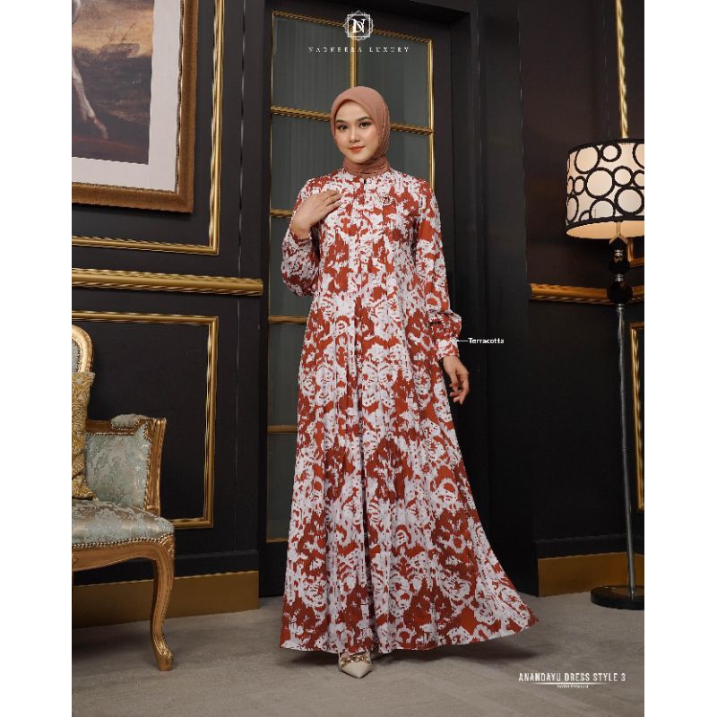 ANANDAYU FAMSET DRESS SHIRT ORI BY NADHEERA LUXURY