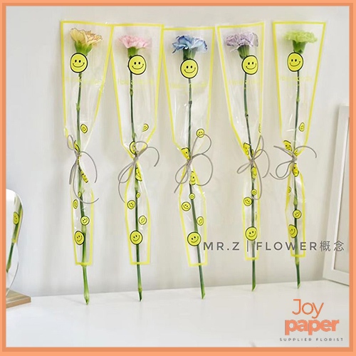 

Single Rose Wrapping Plastic Bunga Mawar Satuan SF27