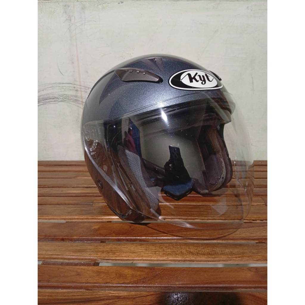 Helm KYT Galaxy Flat R Grey Original Second