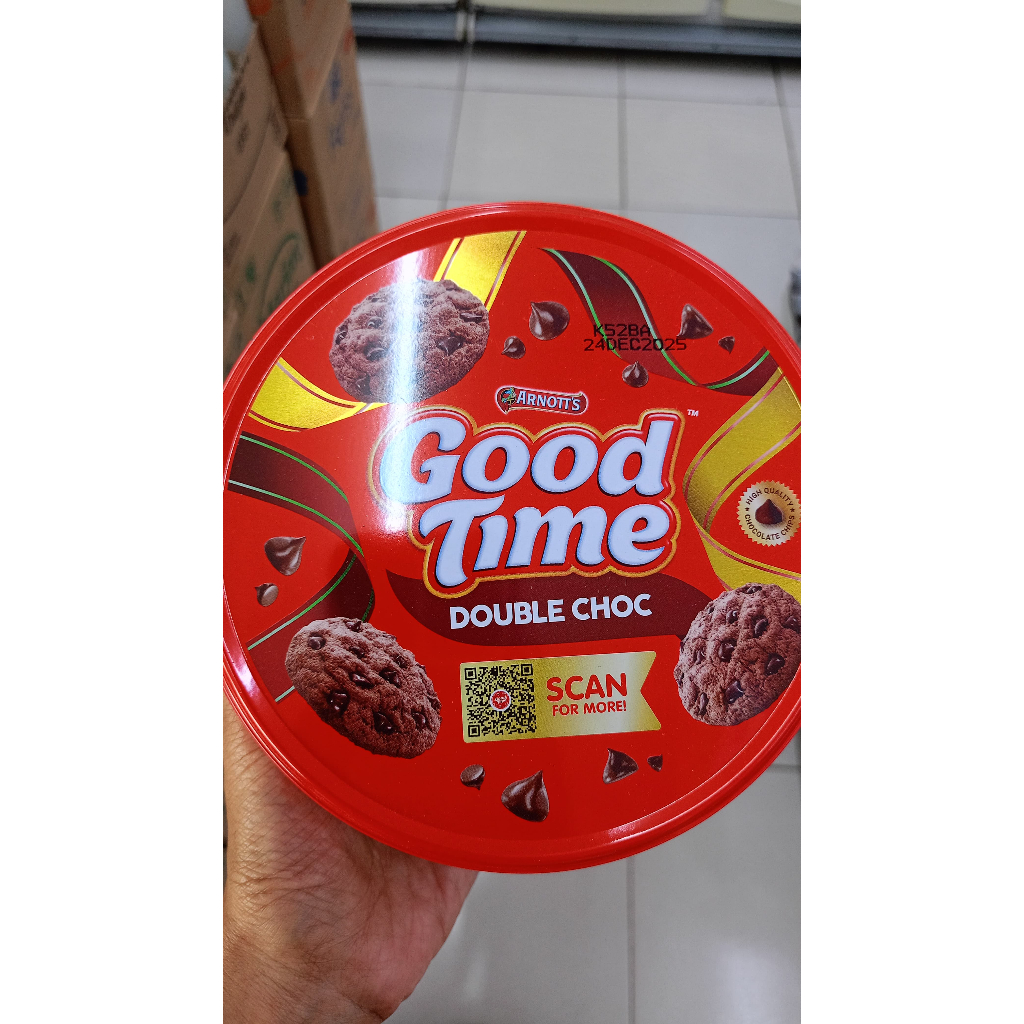 Good Time Double Choc Kaleng / biskuit lebaran kaleng / jajan lebaran kaleng / roti lebaran