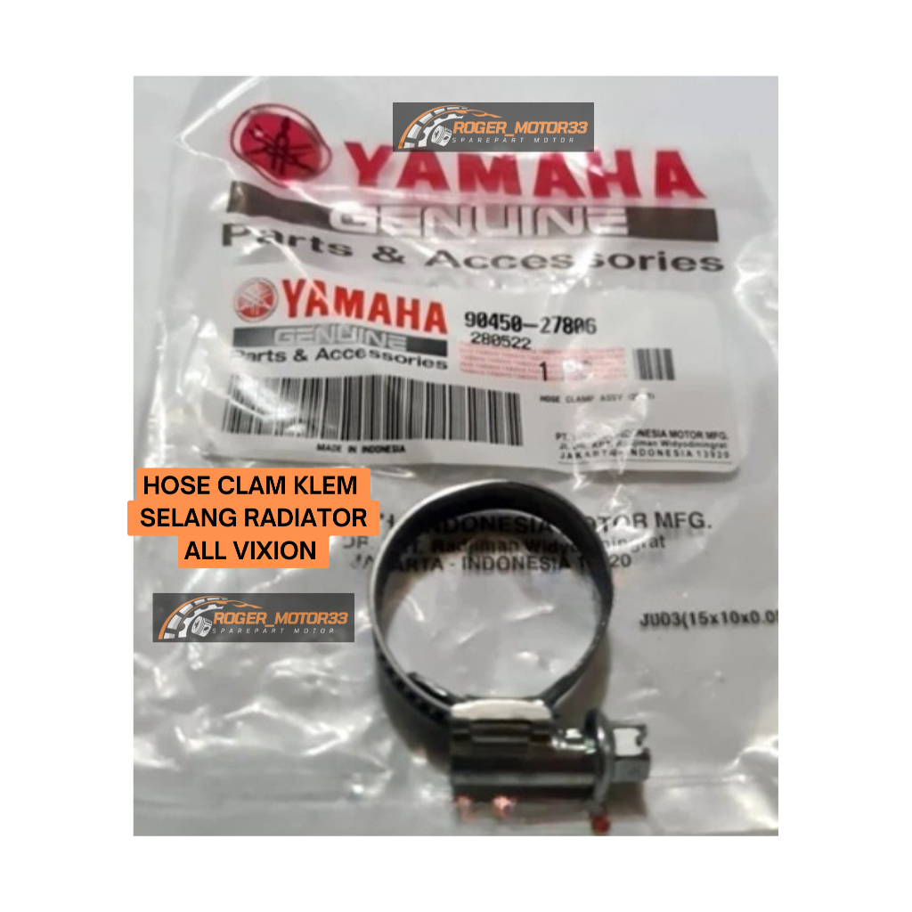 HOSE CLAM KLEM KLEMAN SELANG RADIATOR ALL VIXION ORIGINAL ASLI
