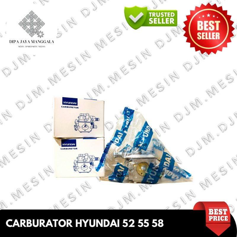 Carburator Karburator Carburetor 5200 5500 5800 Hyundai Original Mesin Chainsaw Senso Sinso
