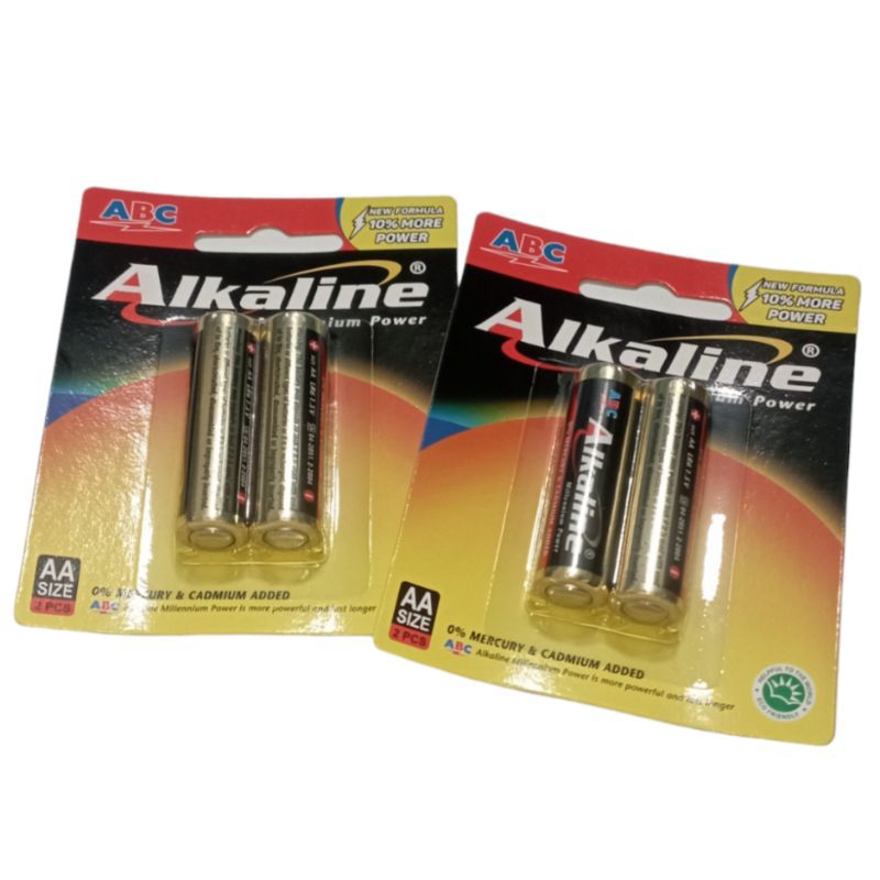 Batrai ABC ALKALINE AA /A2 (isi 2 pcs) / batrai alkaline AA