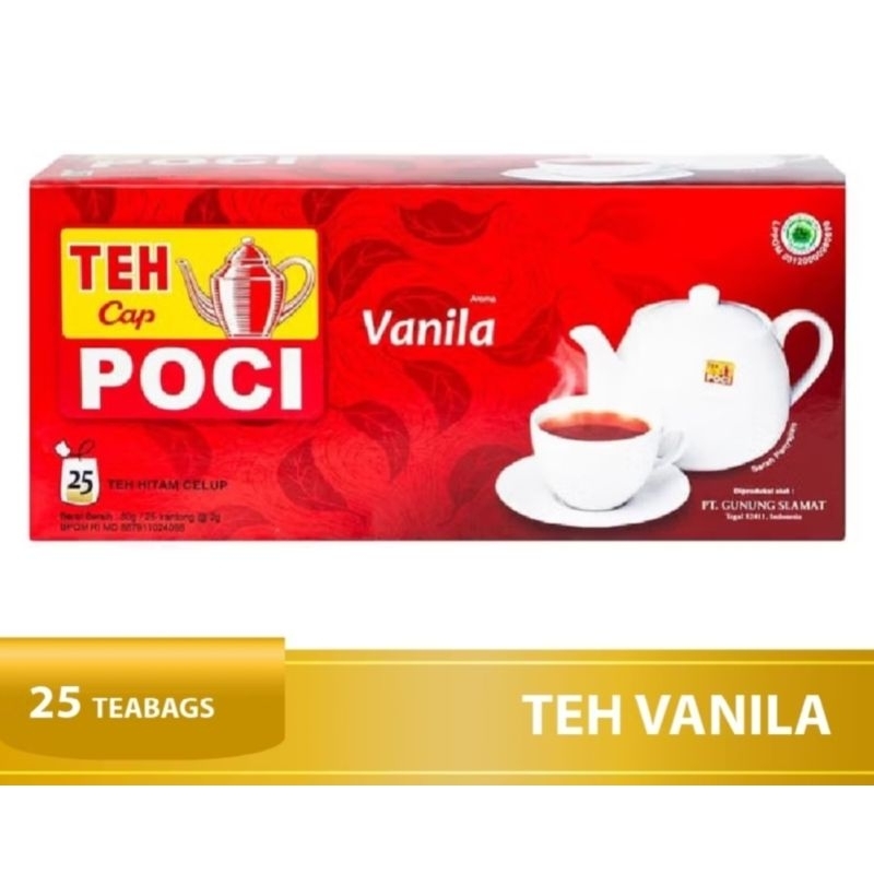 

CAP POCI TEH CELUP VANILLA 25X2gr