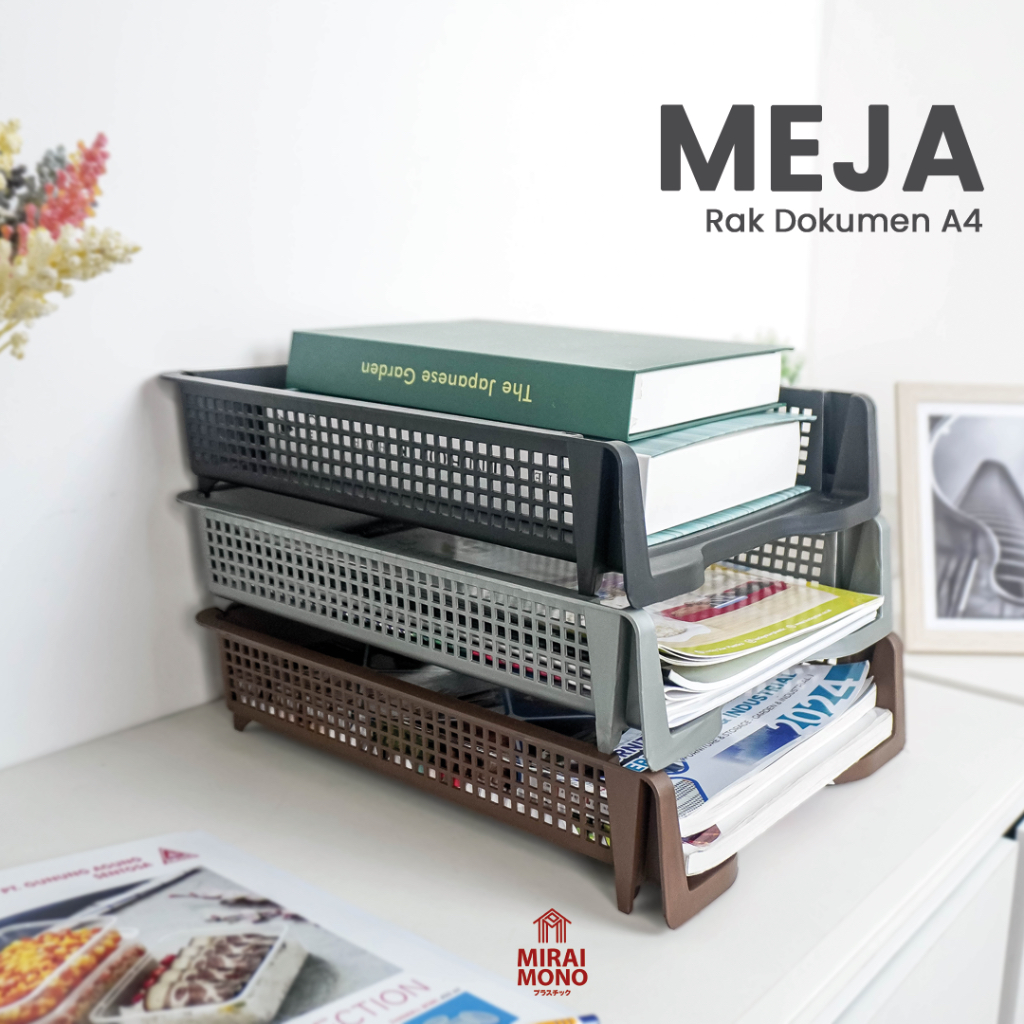 

[ MIRAI ] Meja Document Organizer / RAK DOKUMEN A4 / ORGANIZER DOKUMEN / ORGANIZER KANTOR