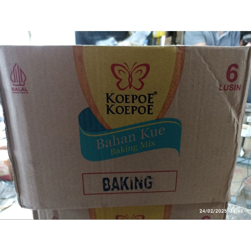 

Baking Powder Koepoe - Koepoe 45 gr x 72 Botol Per dus