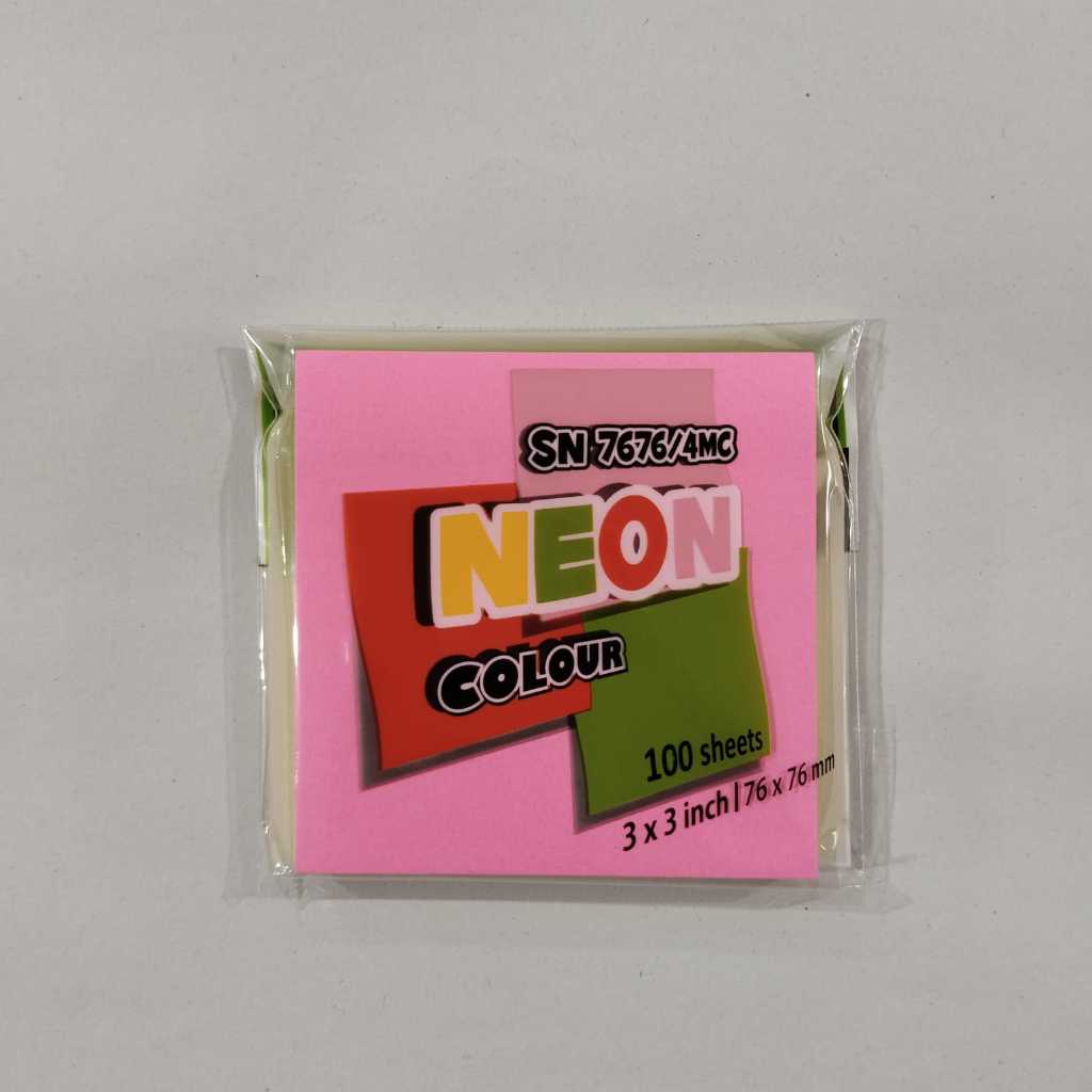 

sticky notes v-tec 76x76 mm, sticky notes 654, sticky notes neon