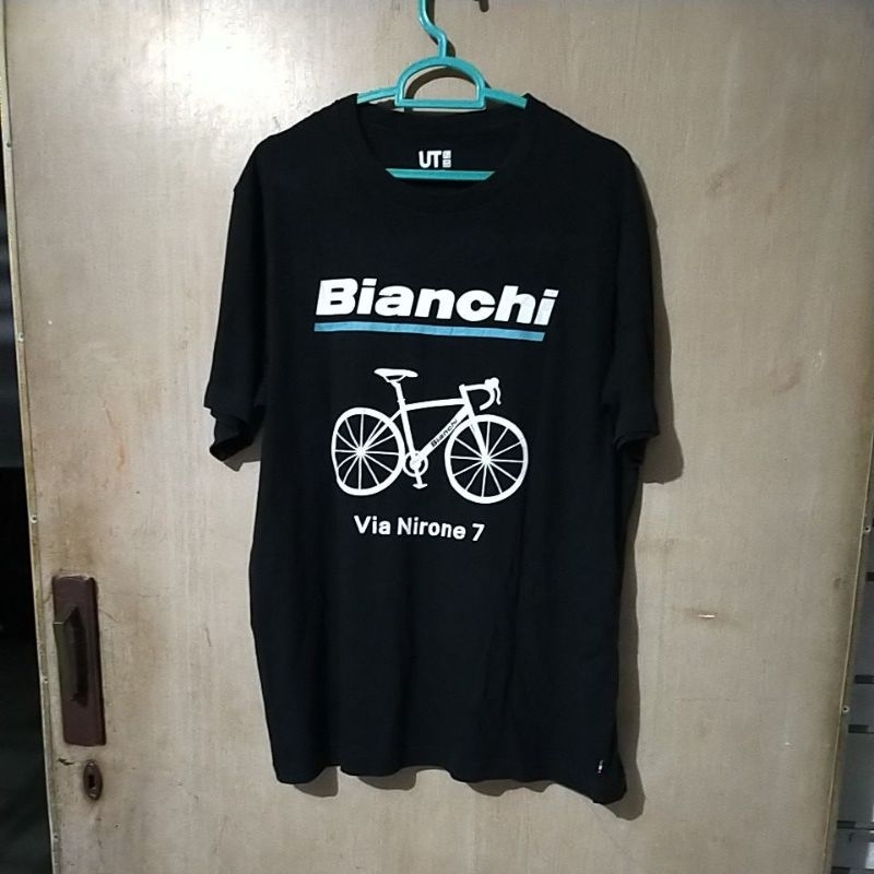 kaos uniqlo bianchi cycling italy,rare.original