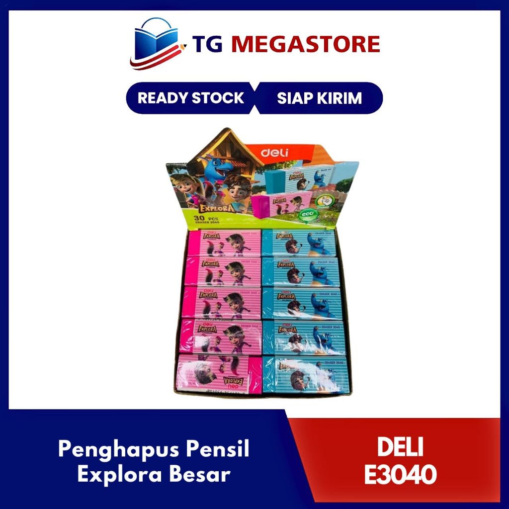 

Penghapus Pensil Deli Explora Besar - E3040