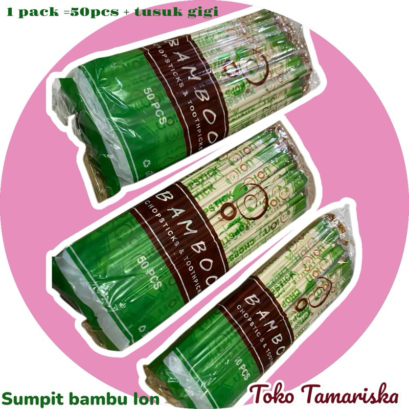 sumpit bambu * sumpit set * alat makan sumpit * sumpit bambu ion