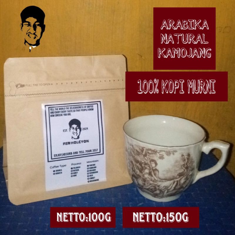 

KOPI ARABIKA NATURAL KAMOJANG 100 GRAM - 150 GRAM - ARABICA